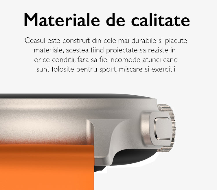 Ceas Smartwatch Femei TechONE K58 Ultra, Auriu Ceas Smartwatch Femei TechONE K58 Ultra, Auriu